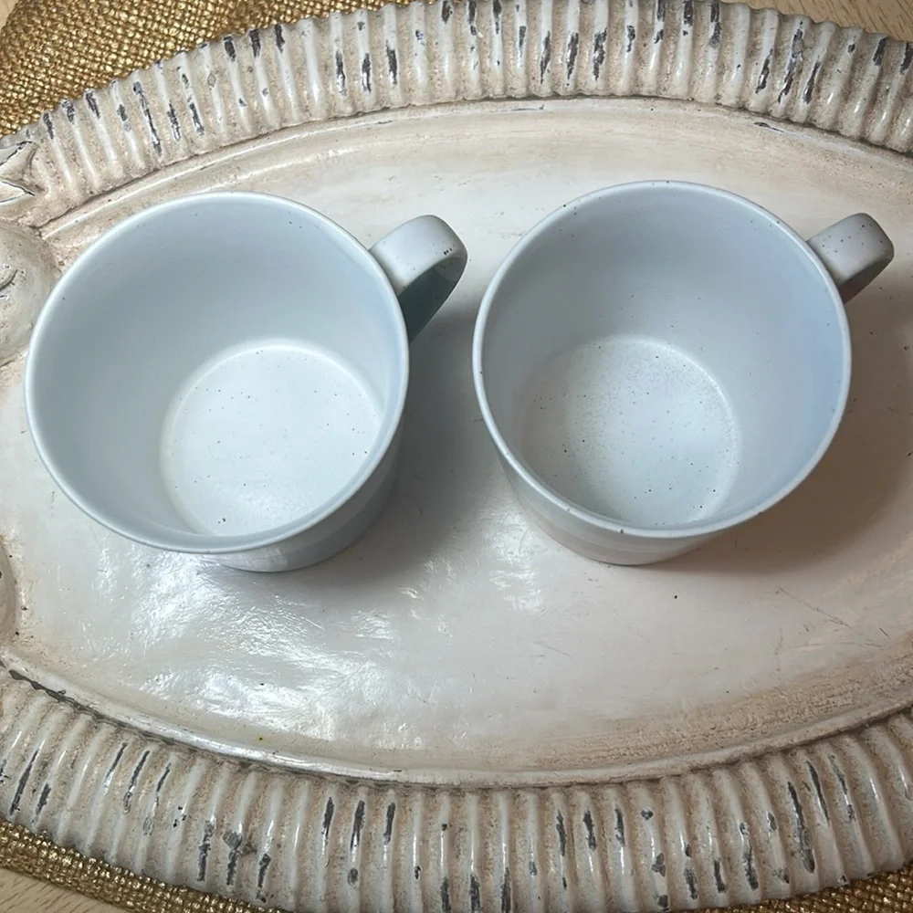 West Elm Stoneware Mugs (2) - Picture 5 of 7